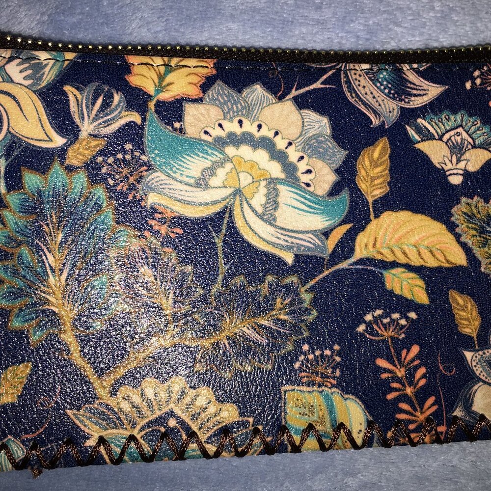 Leather Wristlet w/Strap NEW never used.